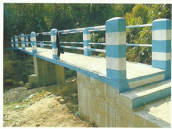 Construction of RCC Footbridge at Amkwiang