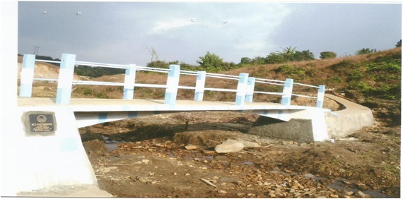 Footbridge Over Wahrymben At Lapalang Village