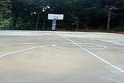 Construction of Basketball court at Amjalong village